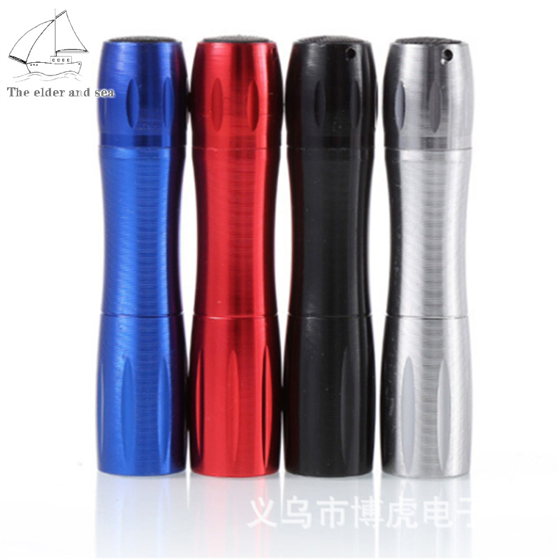 Elder Sea Led Small Torch Baseball-style Light Weight Portable Mini Flashlight Hand Held Torch