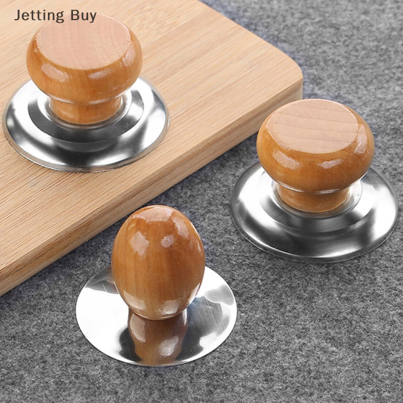 [Jettingbuy] Bán chớp nhoáng 1 chiếc vỏ Nắp nồi chảo nấu ăn thay thế bếp thông dụng bền nắm tay cầm