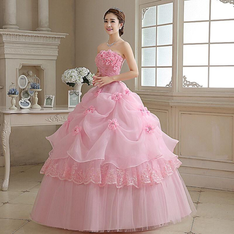 YOYOHCK Puffy Sleeves Tulle Prom Dress Princess Ball Gown India | Ubuy-donghotantheky.vn