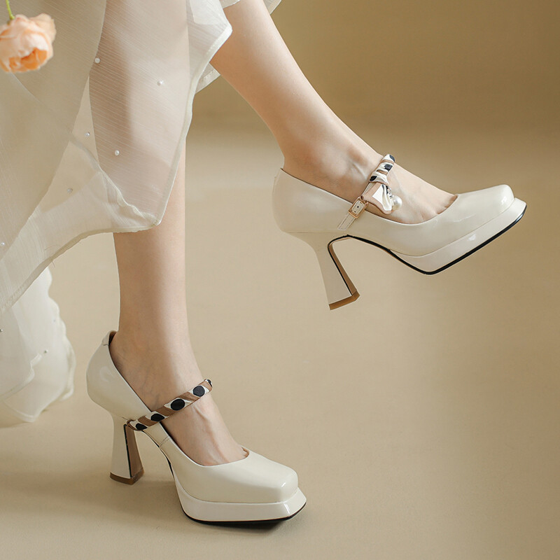 IELGY versatile plain plain high heel shoes for women