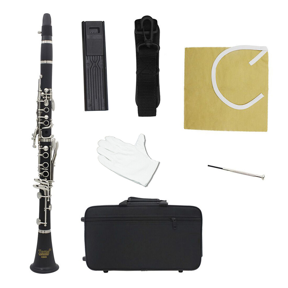 IRIN B FLAT Clarinet Ebonite 17 คีย์ระบบไหล่สายรัดไขควง