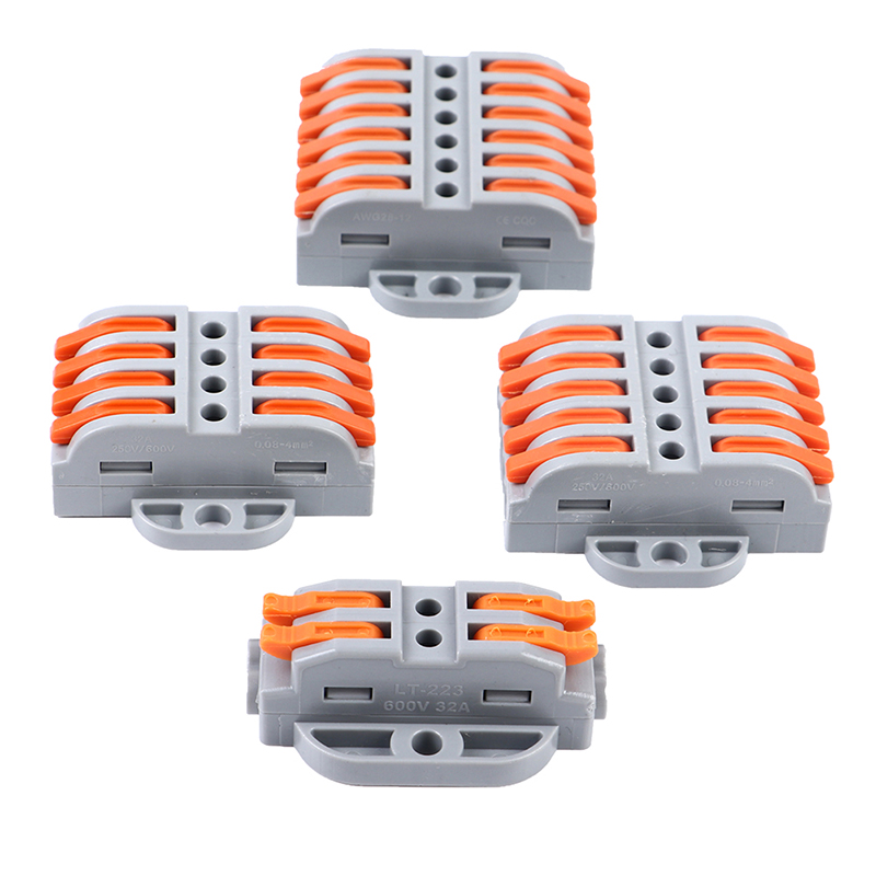 TR Wire Cable Connectors Universal Compact Conductor Spring Splicing ...
