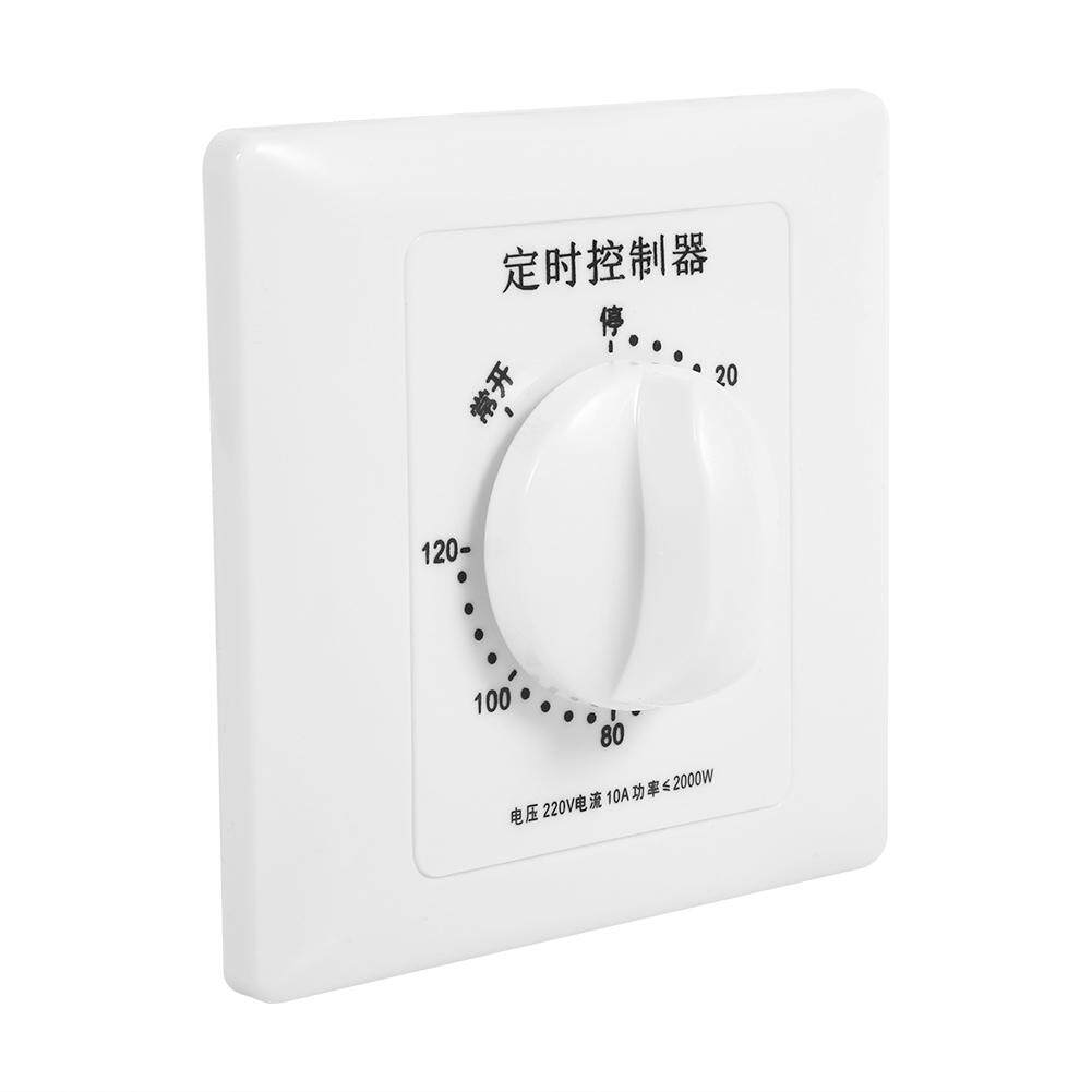 AC 220V 30/60/120 Min High Power Pump Timer Mechanical Time Switch Countdown Control 86 Panel