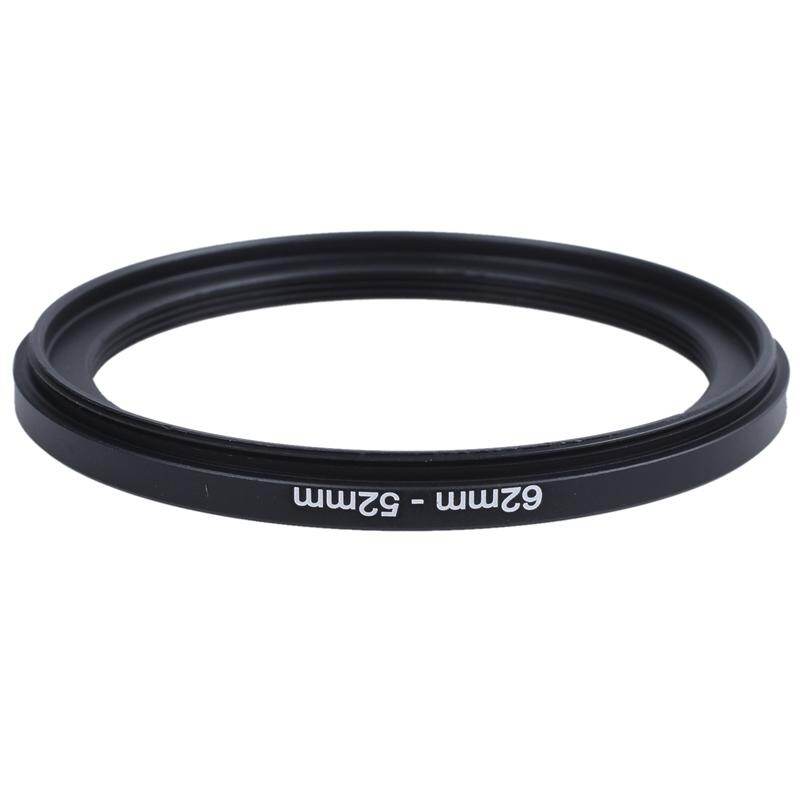 62mm-52mm 62mm to 52mm Black Step Down Ring Adapter for Camera