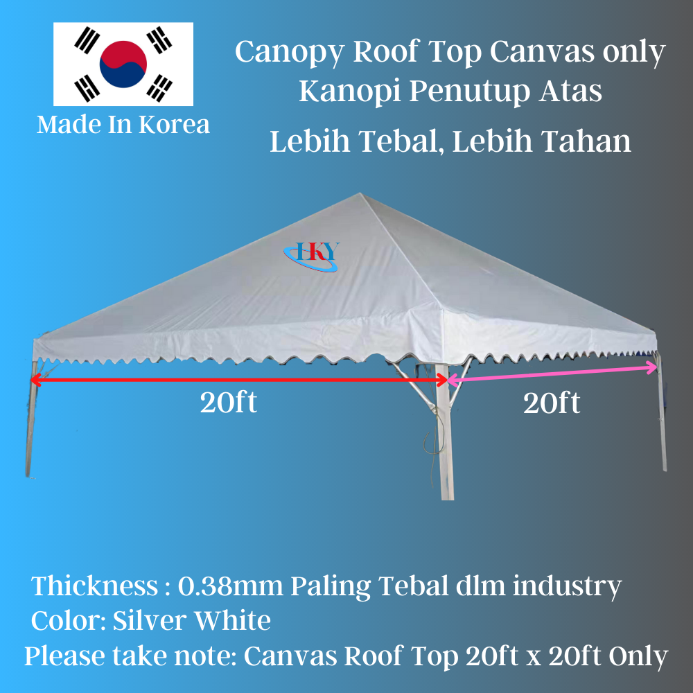 Harga shop canopy 20x20