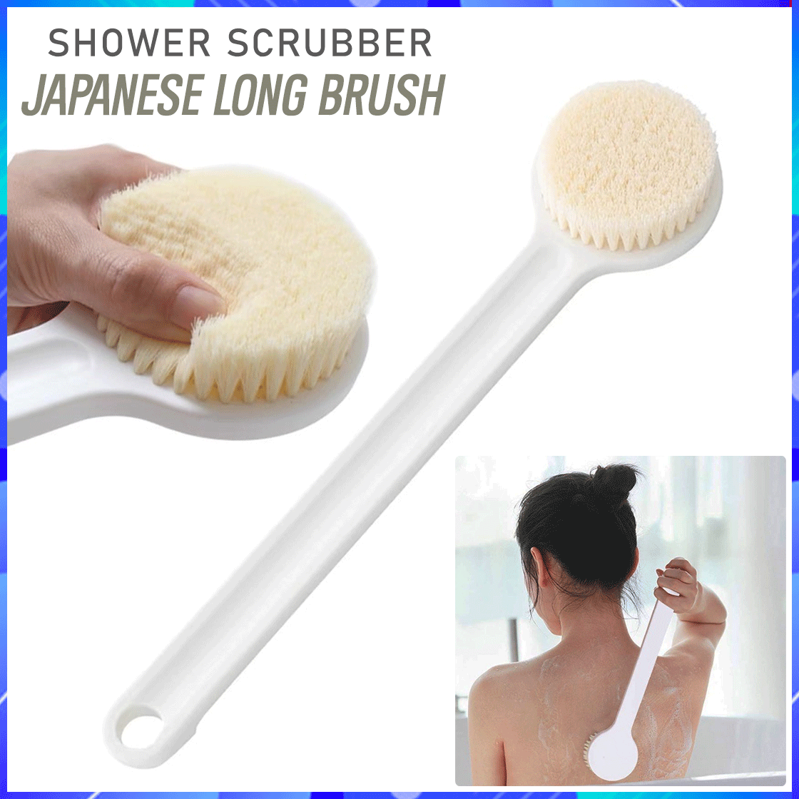 Berus Gosok Mandi Belakang Long Handle Bath Brush Soft Brush Shower ...