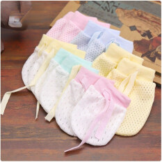 Esaberi Găng Tay Quần Áo Trẻ Em Găng Tay Cotton Chống Trầy Xước Bảo Vệ Mặt Găng Tay Trẻ Sơ Sinh Điều Chỉnh Được
