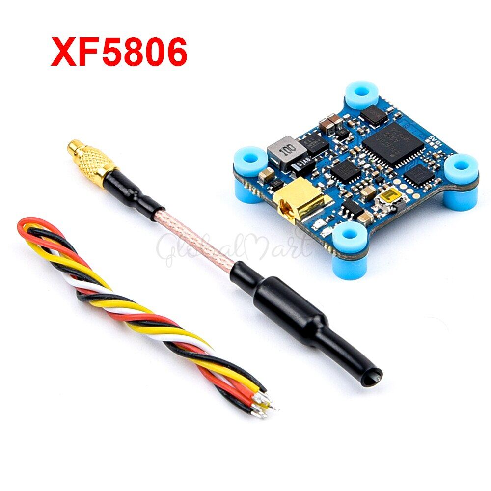 Xf5806 xf model 5.8g 40ch 25/100/200/400mw switchable video fpv transmitter vtx for fpv racing rc drone multirotor rc parts