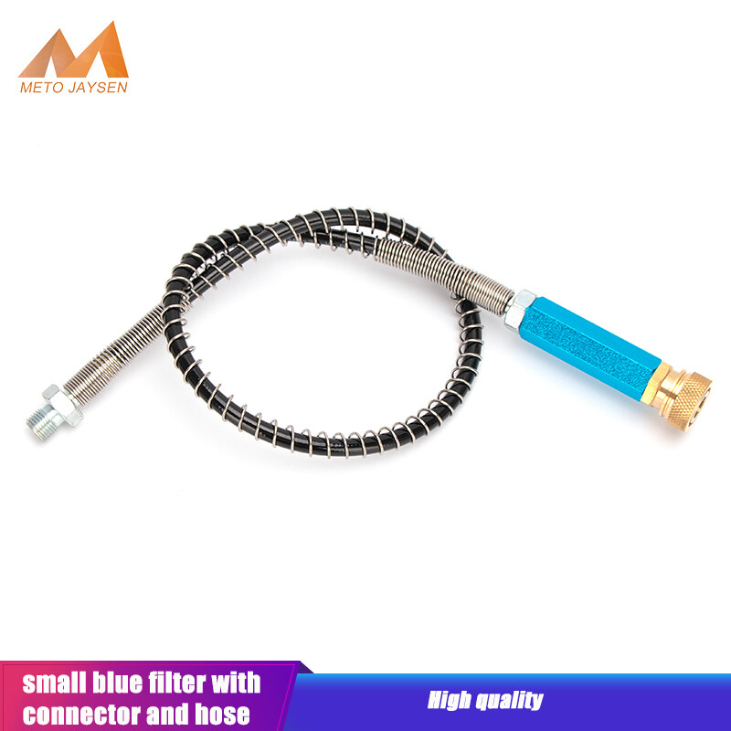 Air Pump Parts PCP Pump Air Filter with 50cm Long Hose and M10x1 Thread Quick Coupler High Pressure Water-Oil Separator Filtering 4500psi