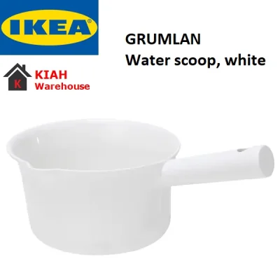 GRUMLAN Water Scoop, white, Penyenduk Air Bilik Mandi Ikea Ready Stock Malaysia