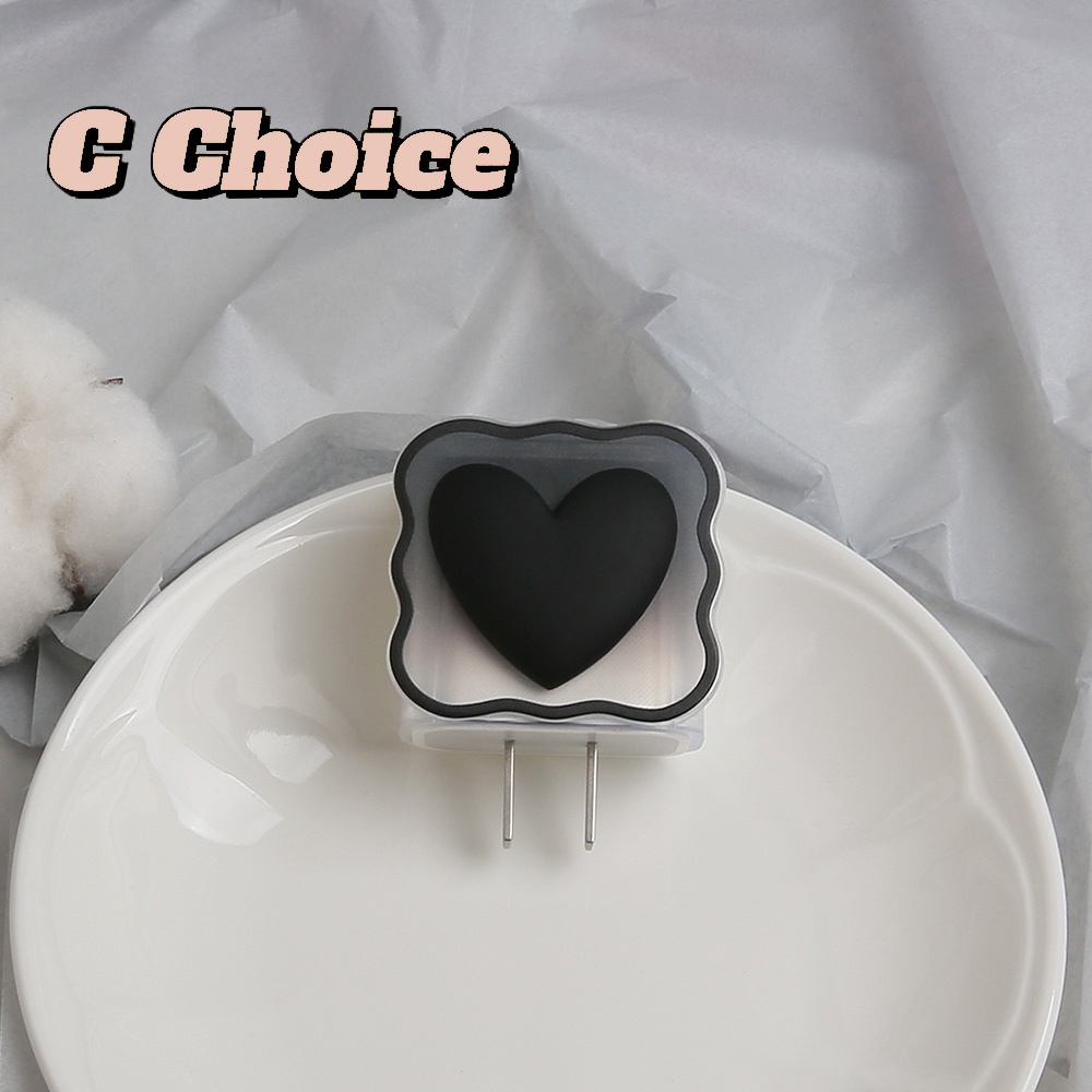 Charger Cover Protector cable protector for charger Love Case Wave Pattern Cord Protector Compatieble for iPhone 18w 20w Type C