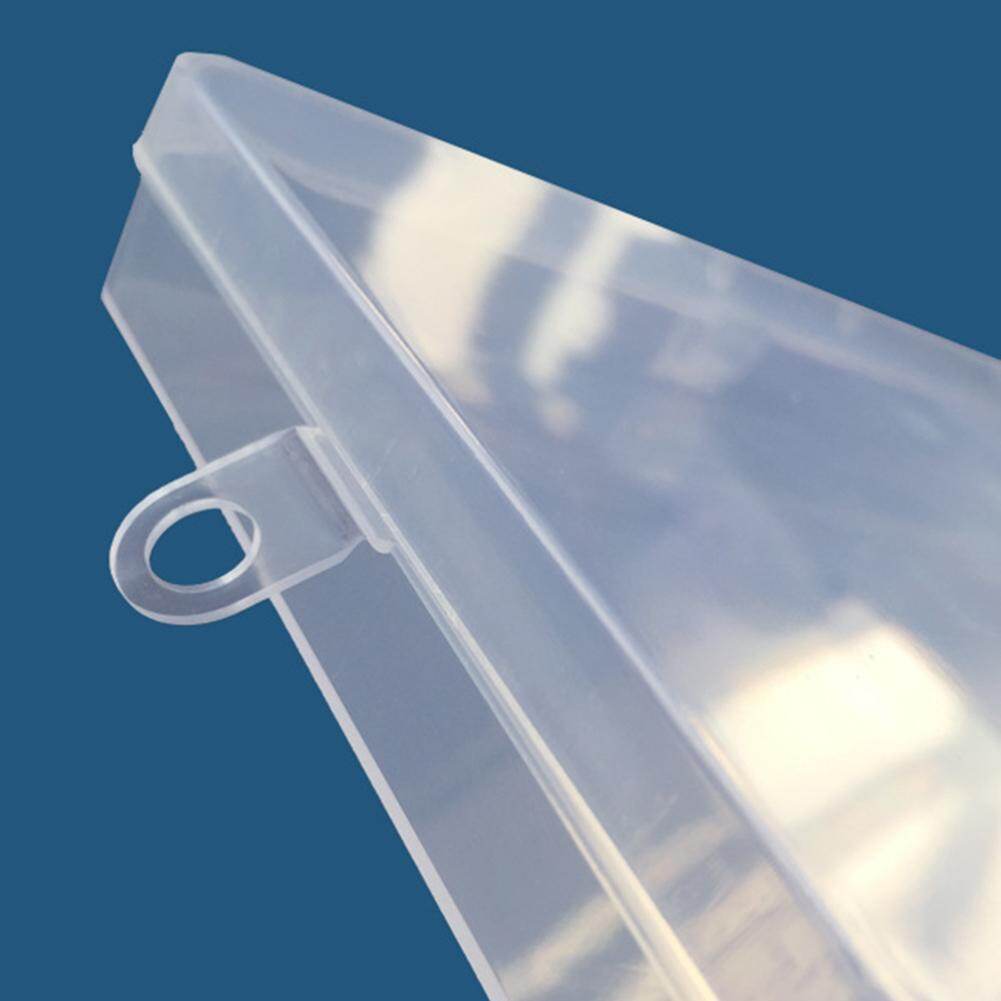 Transparent Plastic Pp Empty Box Rectangular Covered Plastic Box Mobile Phone Accessory Parts Box Sample Box Collection Box Plastic Clear Parts Box Pill Cosmetic Nail Jewelry Beads Case Storage Container