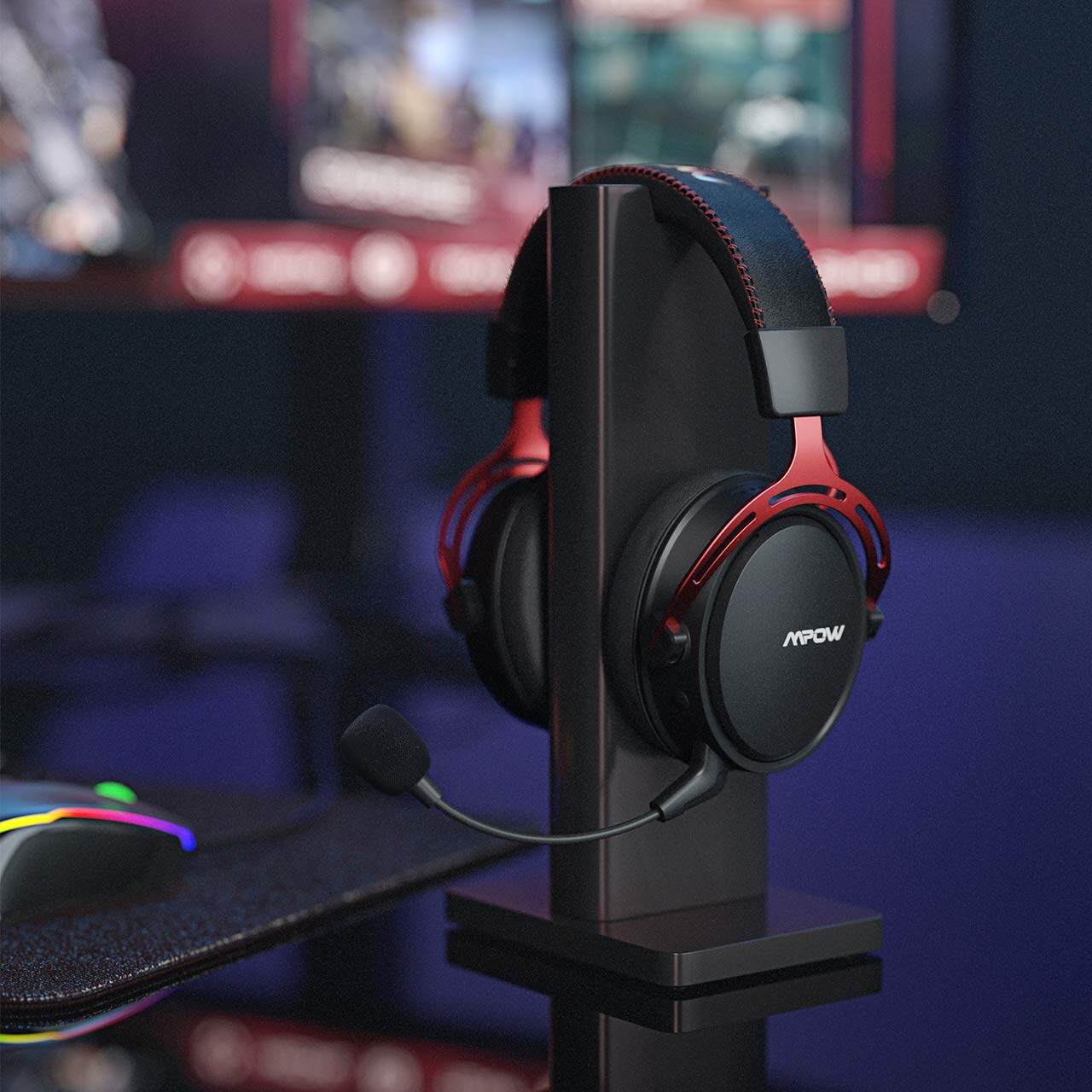 Mpow Air 2.4G Wireless Gaming Headset with Double Chamber Drivers, 17-hour  of Wireless Use, Noise Cancelling Microphone,Memory Foam Gaming Headphones  - For PC and PS4 (Included 3.5.mm Cable) | Lazada Singapore