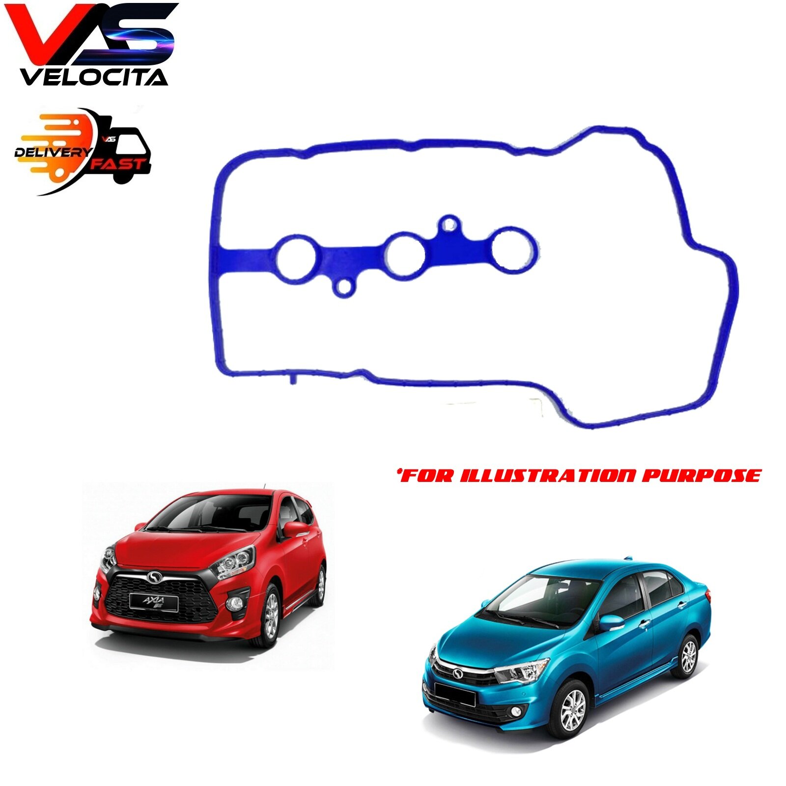 SILICONE VALVE ROCKER COVER GASKET PERODUA AXIA BEZZA 1.0 Lazada