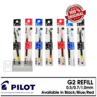 REFILL PILOT G2 Gel Pen Refill 0.5/0.7/1.0mm Black/Blue/Red