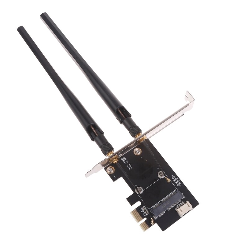 【New Arrive】 Mini PCI-Express to PCIE X1 for Mini PCI-E Wifi  Adapter Desktop Converter