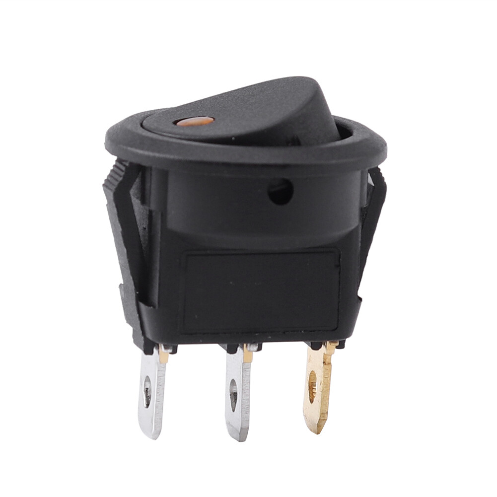 Automotive electrical round on/off spst switch 12v for car van dash boat light a