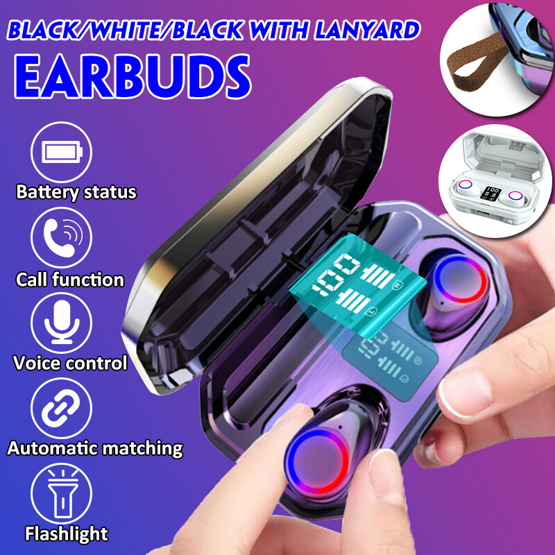 2020อัพเกรด [9D HiFi Bluetooth 5.0 CVC8.0 6D สเตอริโอ Bass ]4500MAh