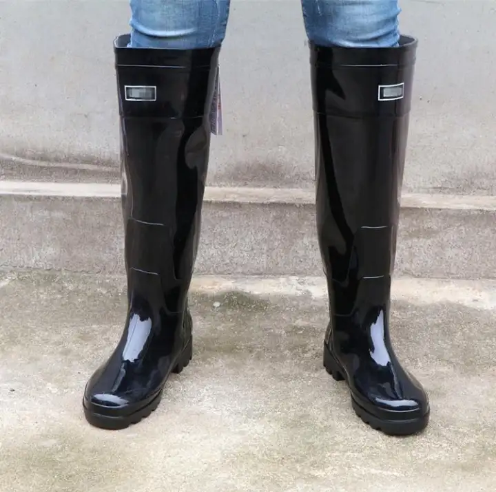 over the knee rain boots