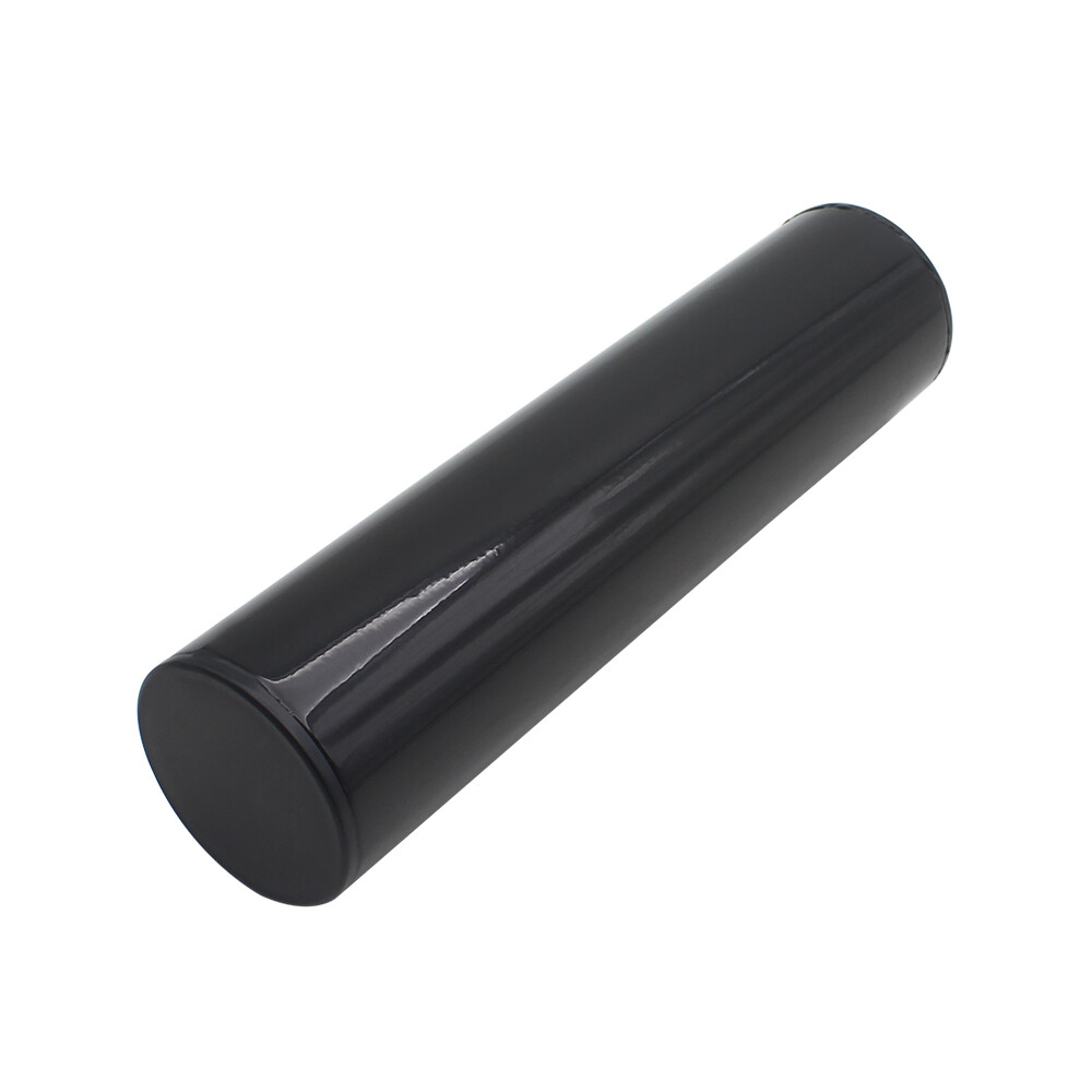 Sunshine Girl-Professional Stainless Steel Cylinder Sand Shaker Rhythm Musical Instruments Metal Hand Percussion Black