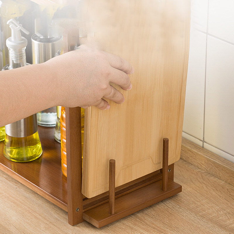 JJT kitchen multi-function shelf shelf wooden spice kitchen storage rack kitchen storage rack kitchen shelves plastic cabinets storage kitchen-shelf kitchen cabinets shelves multi-function storage cabinets