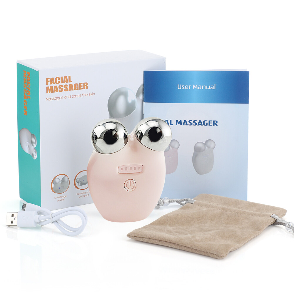 Pattsky Máy mát xa mặt cho cây mát xa mặt nâng cơ mặt ing Microcurrent Con lăn mát xa mặt Microcurrent Thiết bị massage Máy nâng cơ mặt