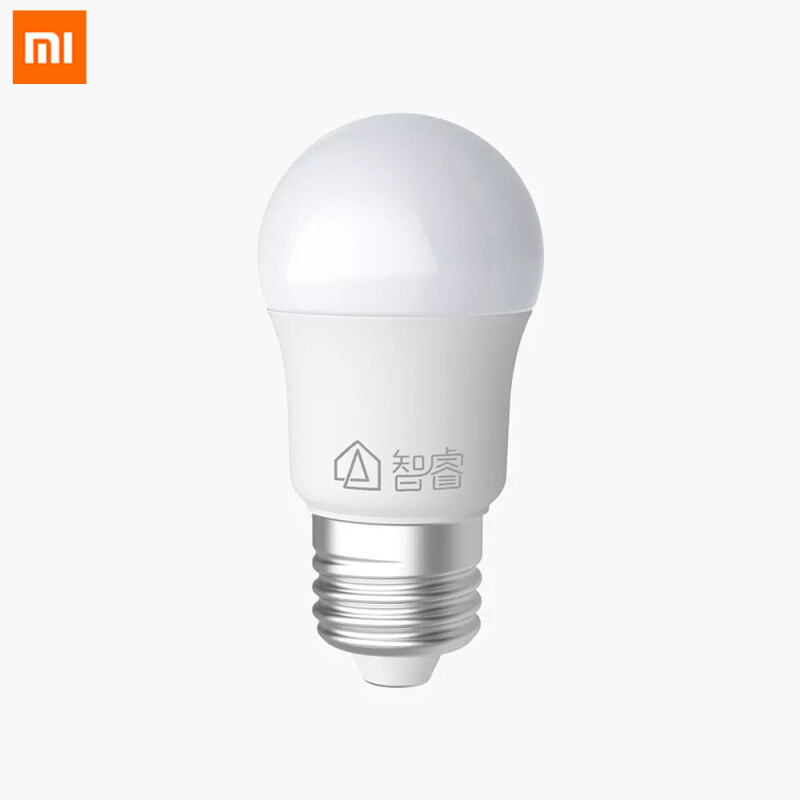 Xiaomi Mijia Zhirui LED Bulb E27 Universal Large Screw White Light 6500K 5W Energy Saving For Ceiling Lamp/ Table Floor Lamp Short Circuit Protection