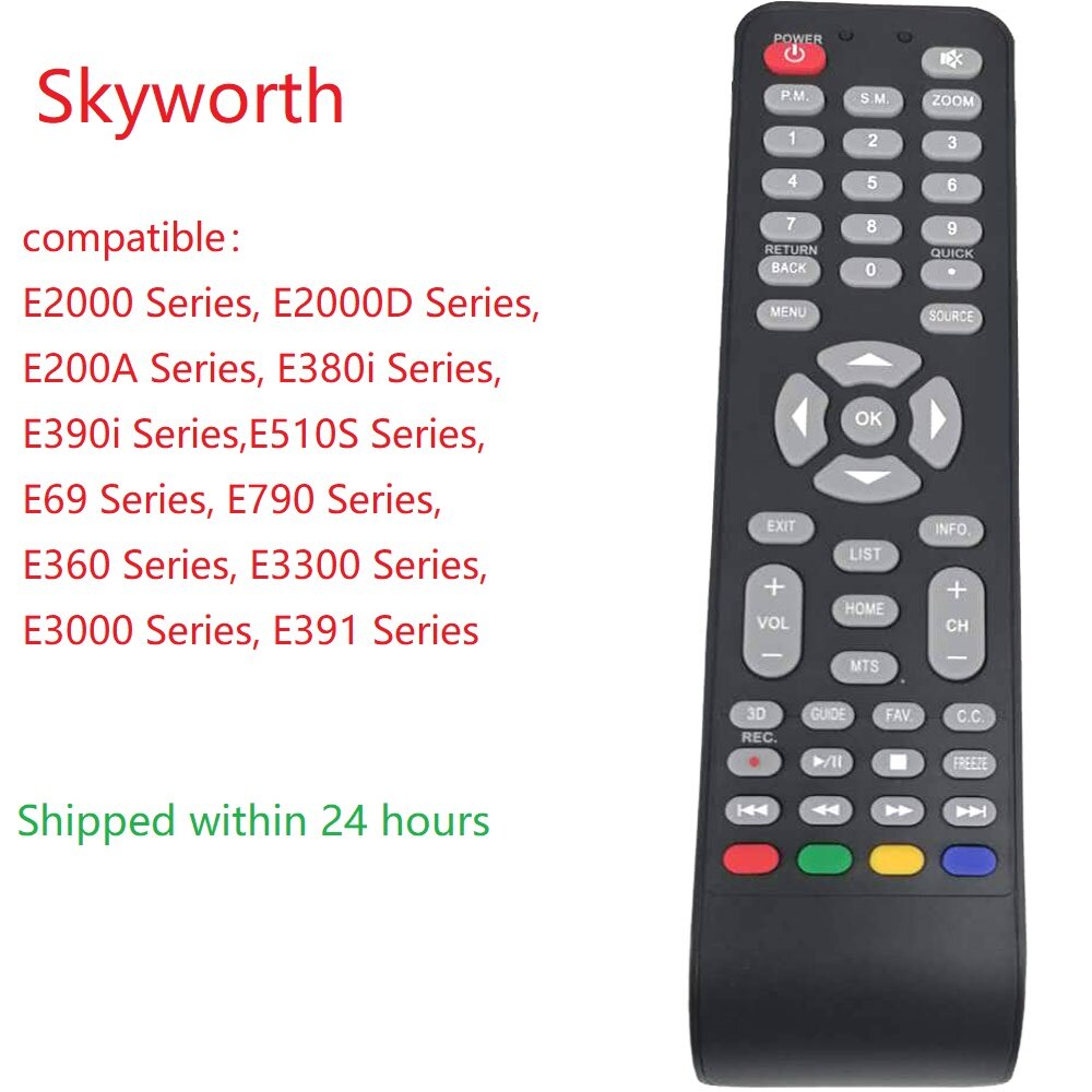 Skyworth Smart Remote Old Design (E2000 Series, E2000D Series, E200A Series, E380i Series, E390i Series, E510S Series, E69 Series, E790 Series, E360 Series, E3300 Series, E3000 Series, E391 Series)