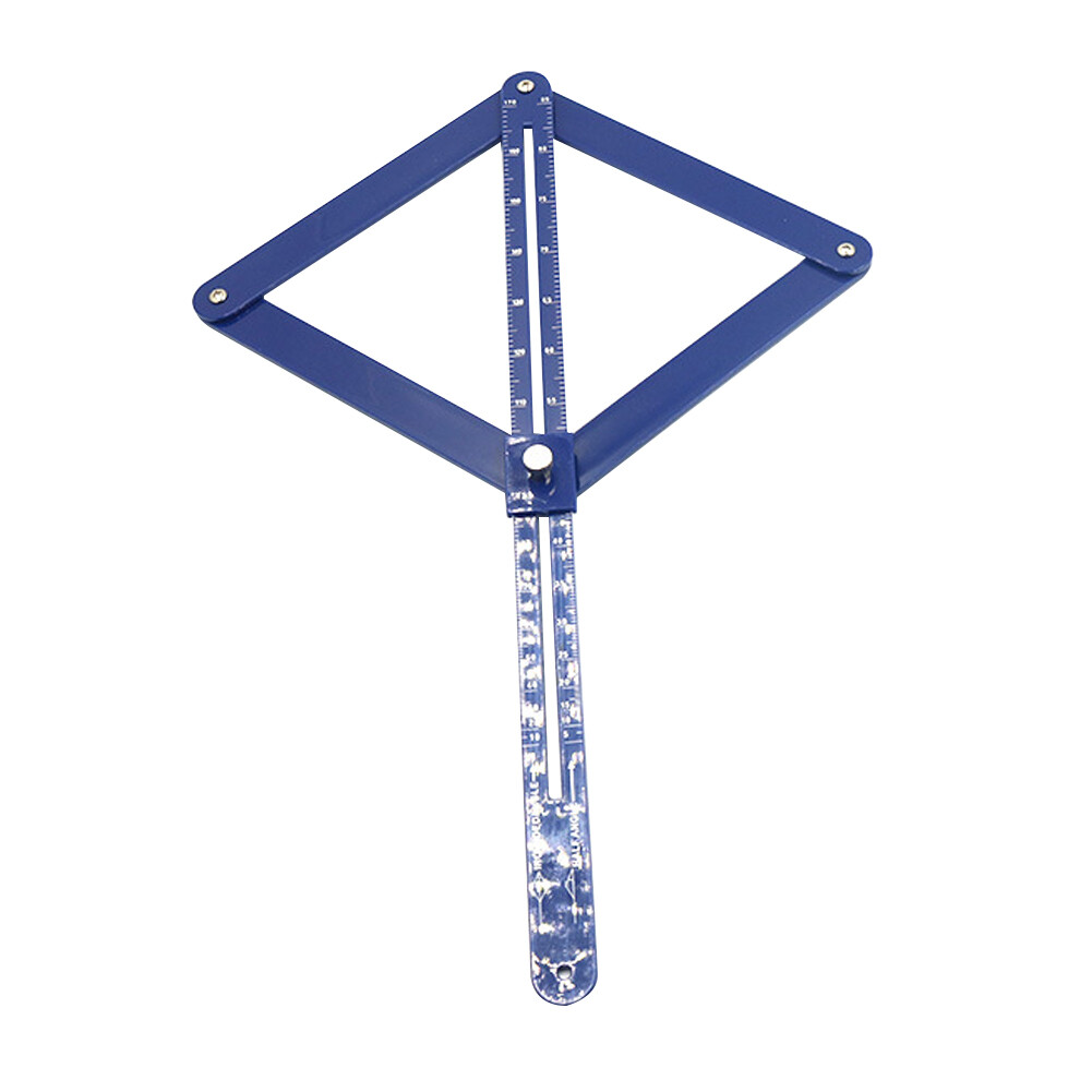 【ANENG】Woodworking Diagonal Square Ruler DIY Multi-angle Corner Finder Protractor