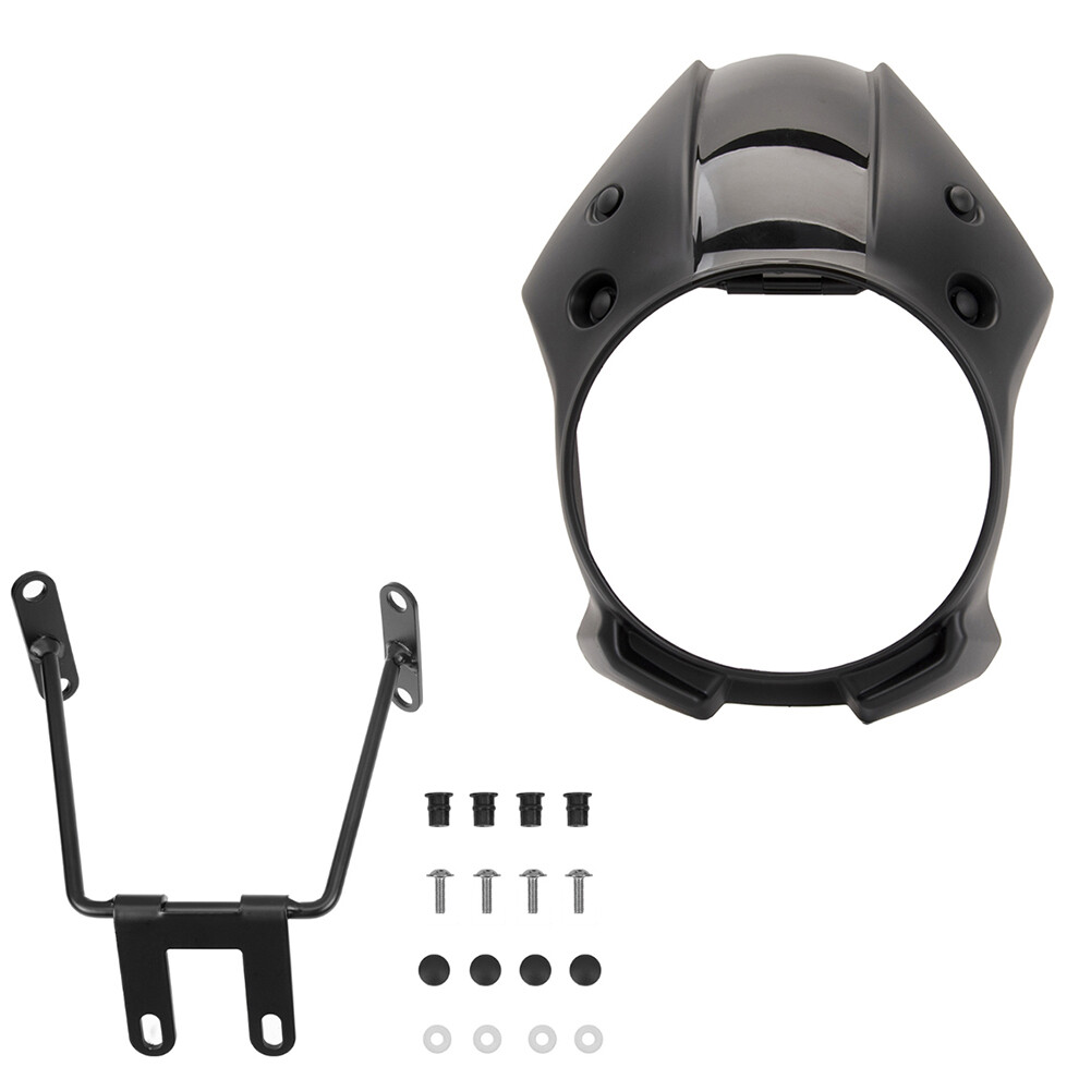 Ultrasupplier black for honda rebel cmx 300 500 2017 2018 2019 cmx500 accessories motorcycle headlight fairing front cowl cover fork windshield