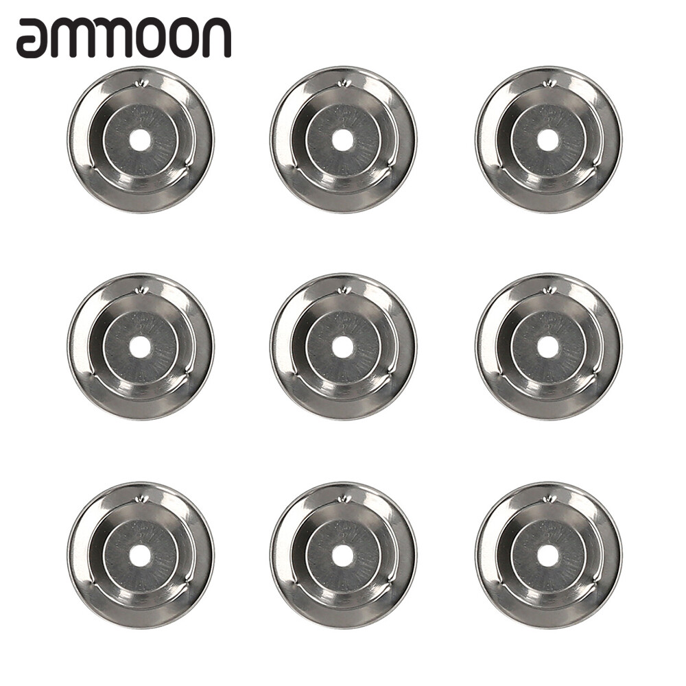 50PCS Tambourine Bell Ring Jingle Bell Stainless Steel for Handbell Tambourine Church Tambourines