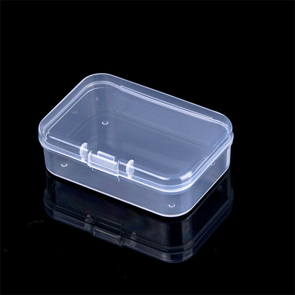 Jewelry Storage Case Small Box Mini Plastic Clear