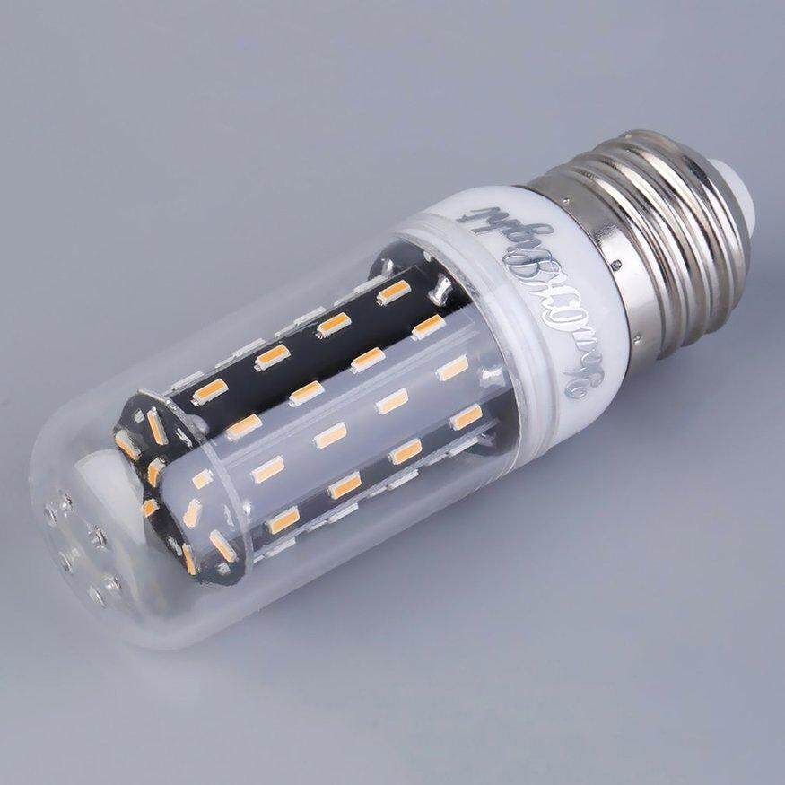 TỐT 8 cái E27 7 W 56 LED 4014 SMD Bao Ngô Ánh Sáng Bóng Đèn Thoáng Mát Trắng/Trắng Ấm