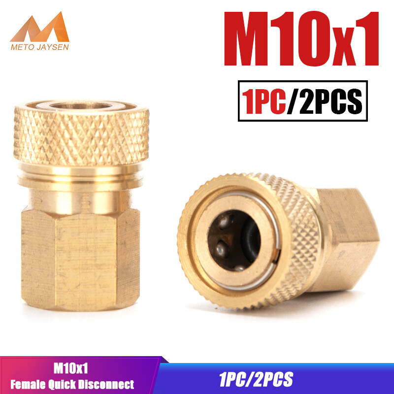 PCP High Pressure M10x1 Thread Quick Coupler Connector Quick Disconnect Copper Air Socket Connection Air Pump PCP Pump