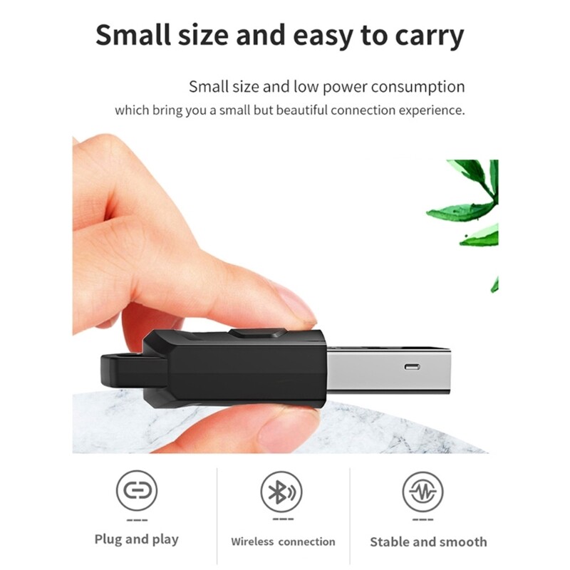 Bộ Chuyển Đổi USB Bộ Phát Tương Thích Bluetooth Cho PS4 Bộ Thu Tai Nghe 4.0 Tương Thích Bluetooth Dongle Tai Nghe