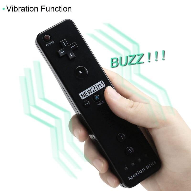 Wireless Remote Gamepad Controller Compatible Nintendo Wii Console Nunchuck Remote Control Joystick Joypad Optional Motion Plus
