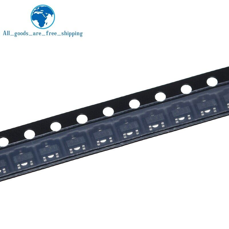 50pcs tl431 sot tl431a sot-23 431 sot smd new voltage regulator ic