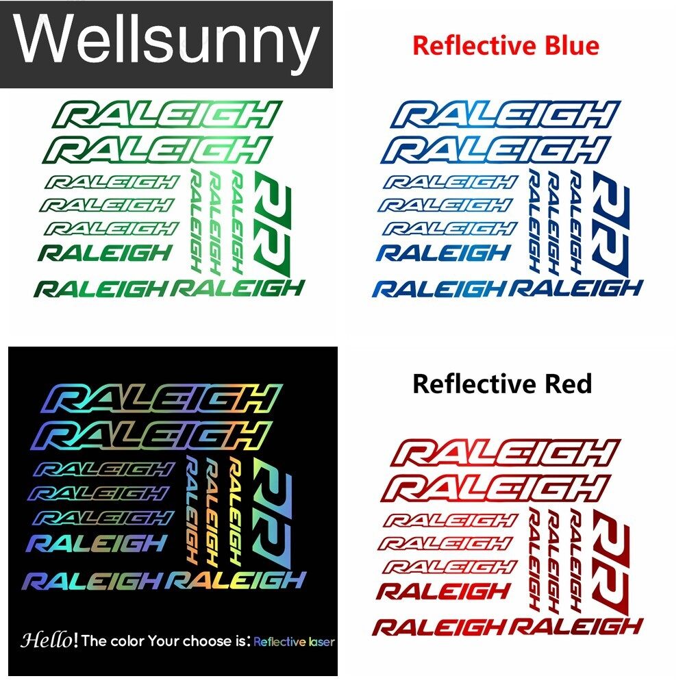 Sesuai untuk Raleigh Sticker Set Sticker Decal Bike Bicycle MTB BMX