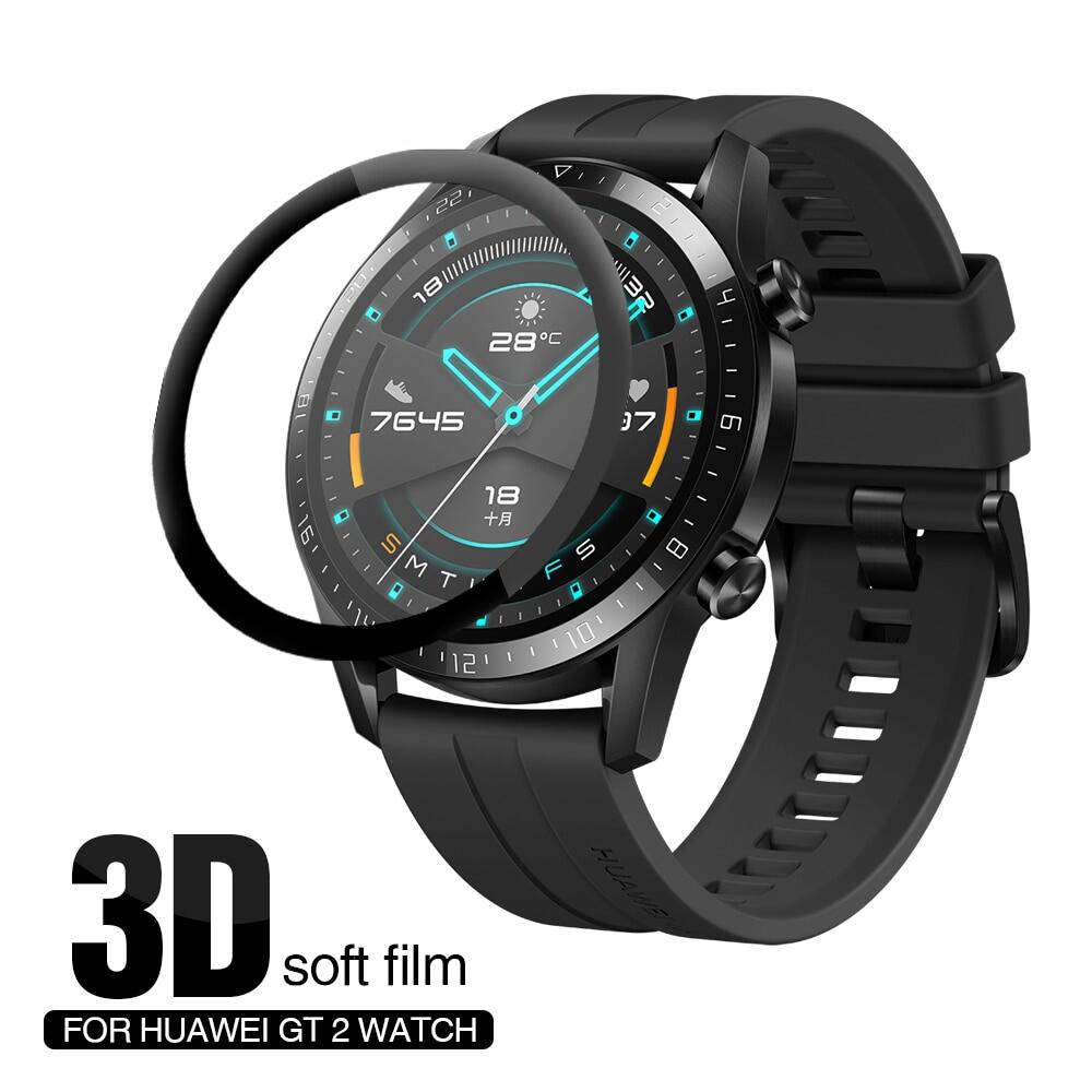 Bảo Vệ Màn Hình Cho Đồng Hồ Huawei Đồng Hồ Thông Minh GT2 46Mm GT2e Màng Uốn Nóng Toàn Màn Hình Cong Thế Hệ Thứ Hai Composite Bộ Phim Mềm Mại