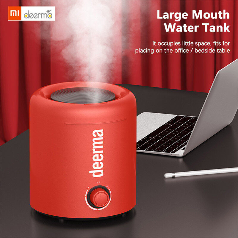 【can add Aromatherapy】Deerma DEM - F300 2.5L Household Mute Humidifier Household Aromatherapy Diffuser Air purifier Singapore