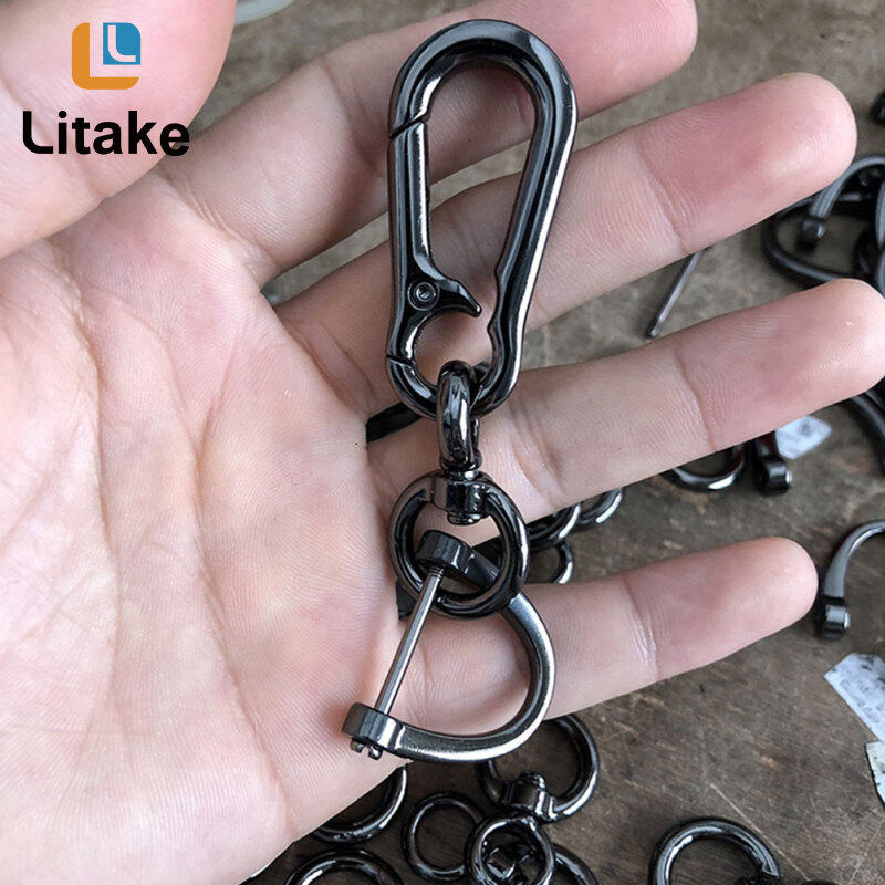 Metal Key Ring Holder Horseshoe Car Keychain Multi-function Keyring