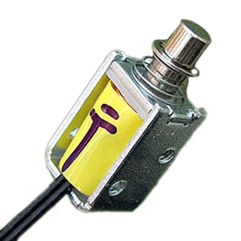 BOKALI 1PCS New 3~6V Mini DC Solenoid Electromagnet Push Pull Through Type Electric Magnet