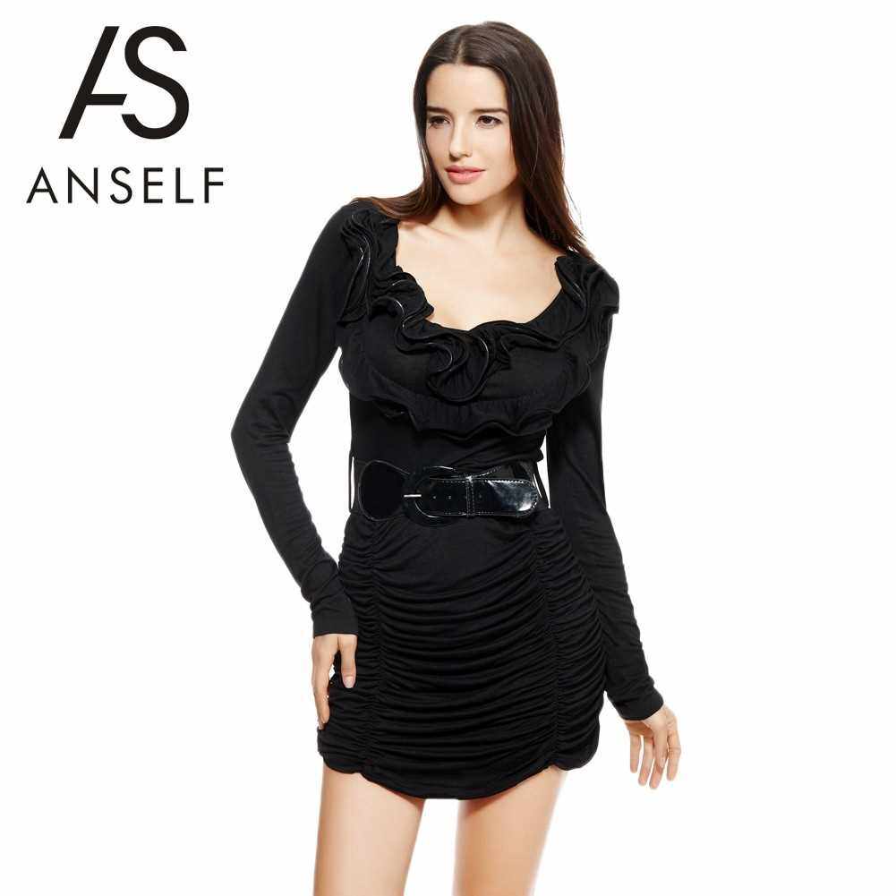 long sleeve stretchy dress