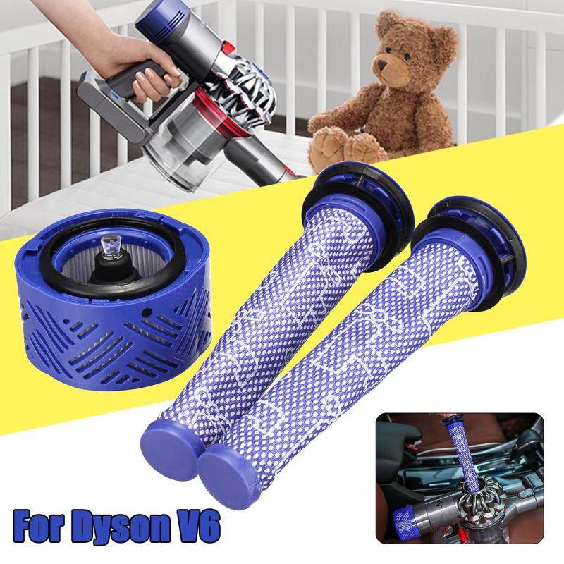 2 Pre Filters +HEPA Filter Kit Replacement for Dyson V6,Part # 96566101 96674101 Singapore