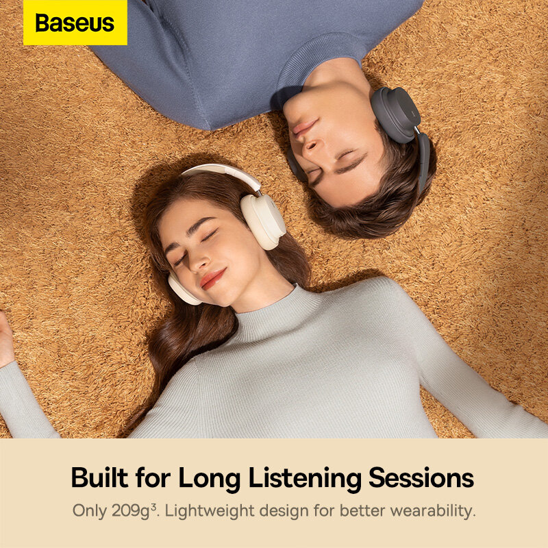 Baseus bowie D05 không dây Over-Tai nghe đeo tai bluetooth 5.3 tai nghe có dây với microphone