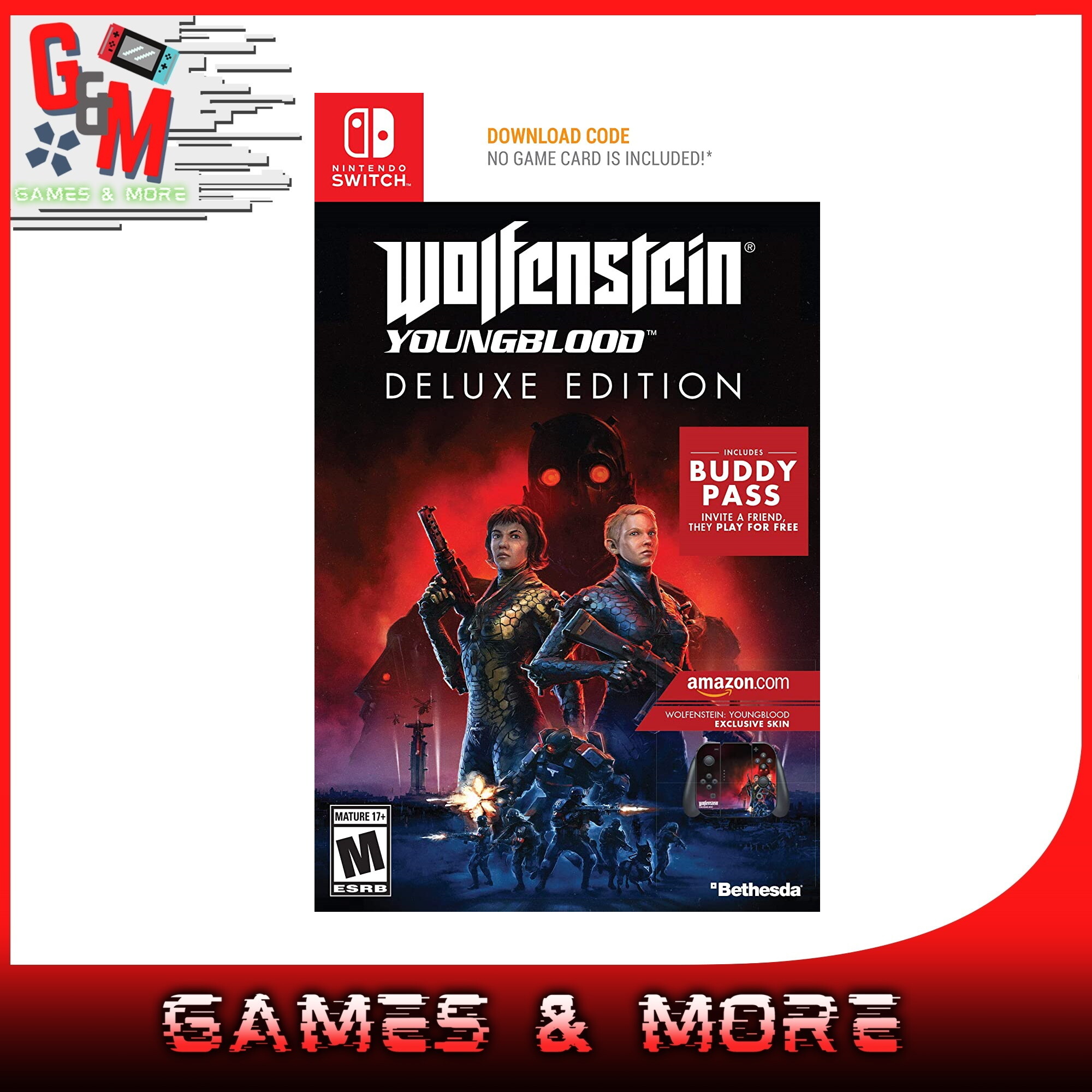 Nintendo Switch Wolfenstein: Youngblood Deluxe Edition (English