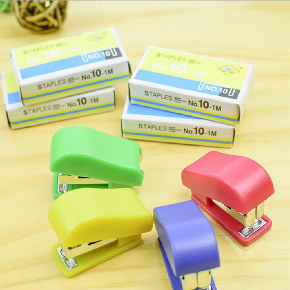 Sanhe Creative Stationery Stapler Mini Use No. 10 Staples Small Stapler
