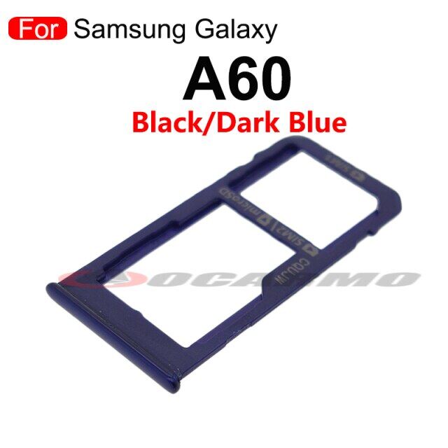 For Suitable For Samsung Galaxy A60 A6060 SIM Card Socket Slot Sim Tray Reader Holder Replacement Parts