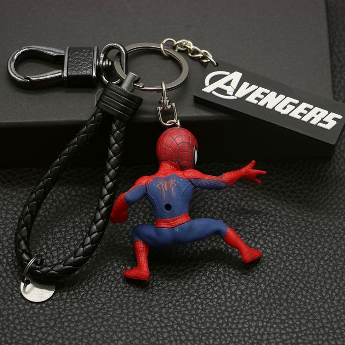 Dây Móc Khóa Marvel Avengers Nhỏ Cho Nam, Dây Thắt Lưng Hình Túi Nhện Có Móc Khóa Kích Thước 5-9Cm