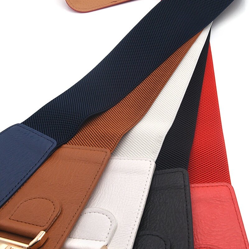 Versatile Wide Belt Women's Coat Fashion  Belt Women's Decorative Coat Fashion Korean Versatile Wide Waist Seal GM094
